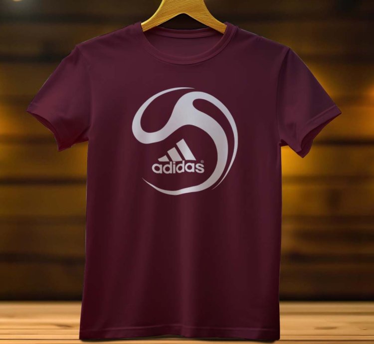 ADIDAS Ball Logo men funny mens Tshirt Size USA