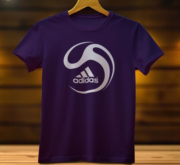 ADIDAS Ball Logo men funny mens Tshirt Size USA