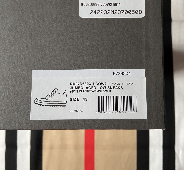 NEW Rick Owens Black Porterville Jumbo Laced Low Sneakers