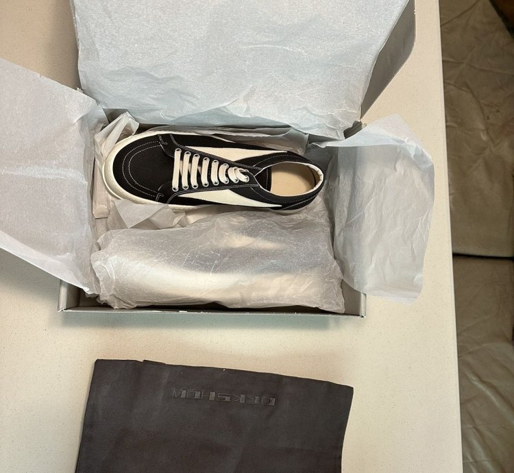 NEW Rick Owens DRKSHDW Vintage Sneaks Dark Dust