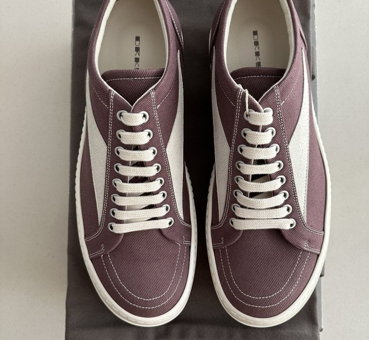 NEW Rick Owens DRKSHDW Vintage Sneaks Mauve