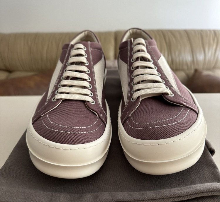 NEW Rick Owens DRKSHDW Vintage Sneaks Mauve