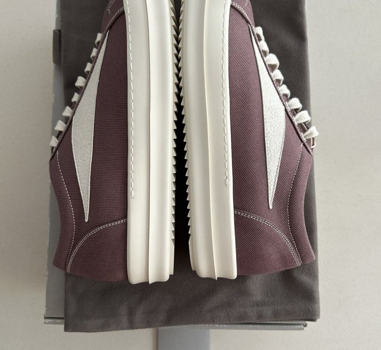 NEW Rick Owens DRKSHDW Vintage Sneaks Mauve