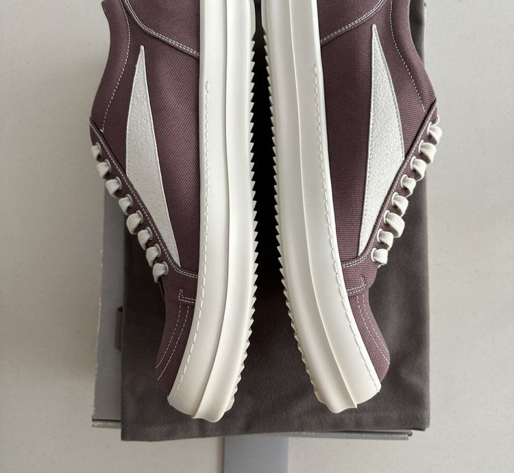 NEW Rick Owens DRKSHDW Vintage Sneaks Mauve