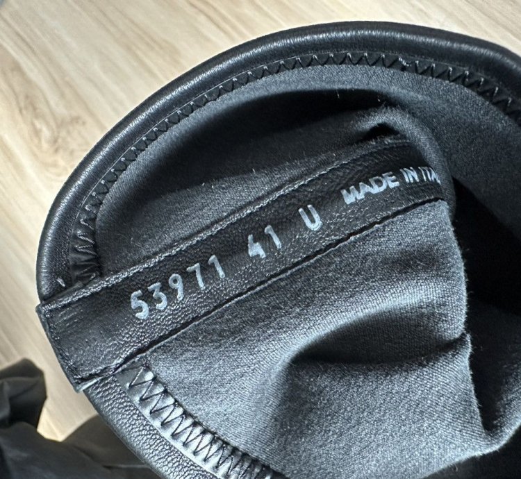 NEW Rick Owens leather sock sneakers