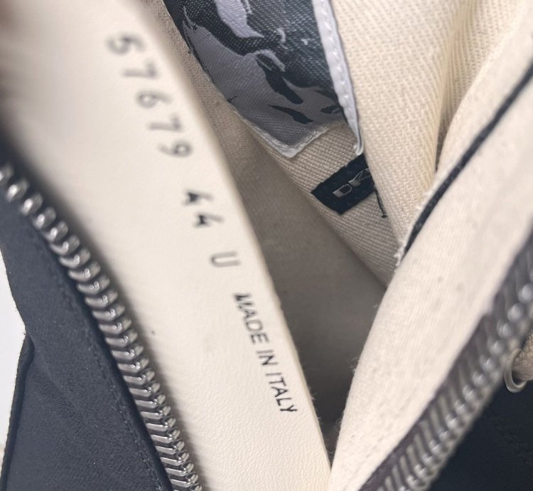 NEW Rick Owens Ramones Double Bumper High Top Sneakers