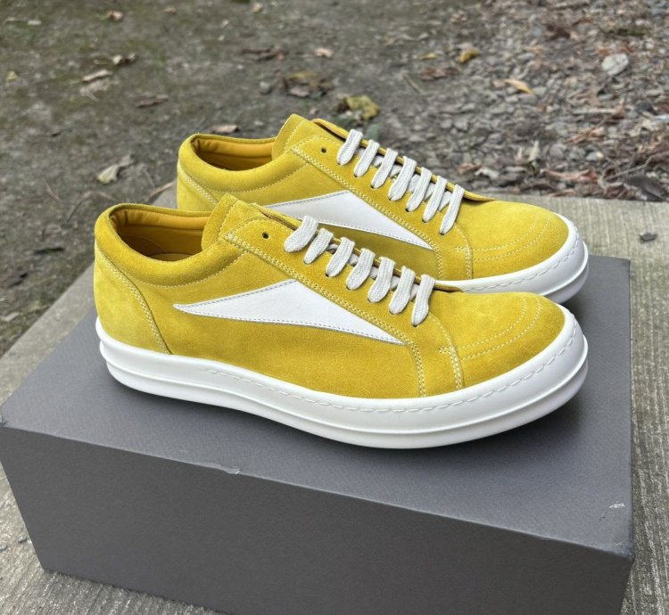 New Sample Vans Vintage Sneakers Lemon