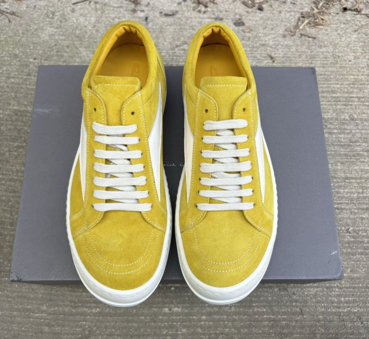 New Sample Vans Vintage Sneakers Lemon