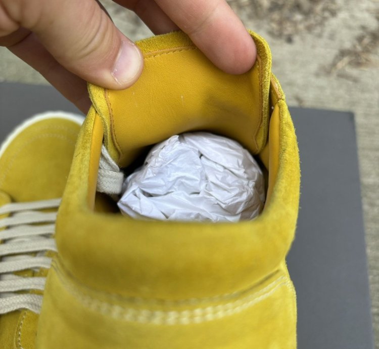 New Sample Vans Vintage Sneakers Lemon