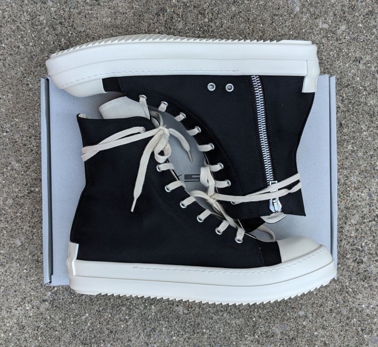 NEW SIZE 10 5 DRKSHDW Canvas High Ramones