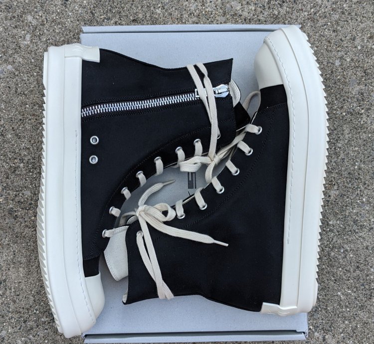NEW SIZE 10 5 DRKSHDW Canvas High Ramones