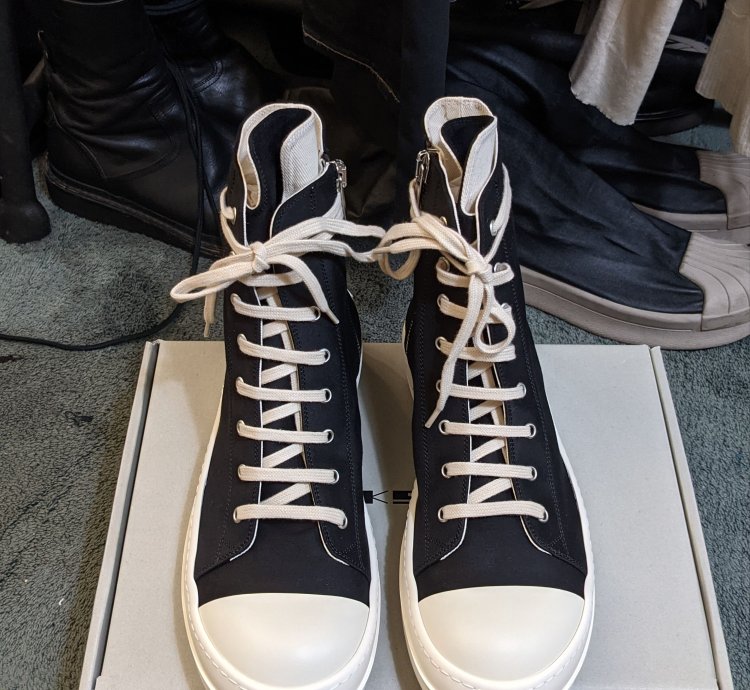 NEW SIZE 10 5 DRKSHDW Canvas High Ramones