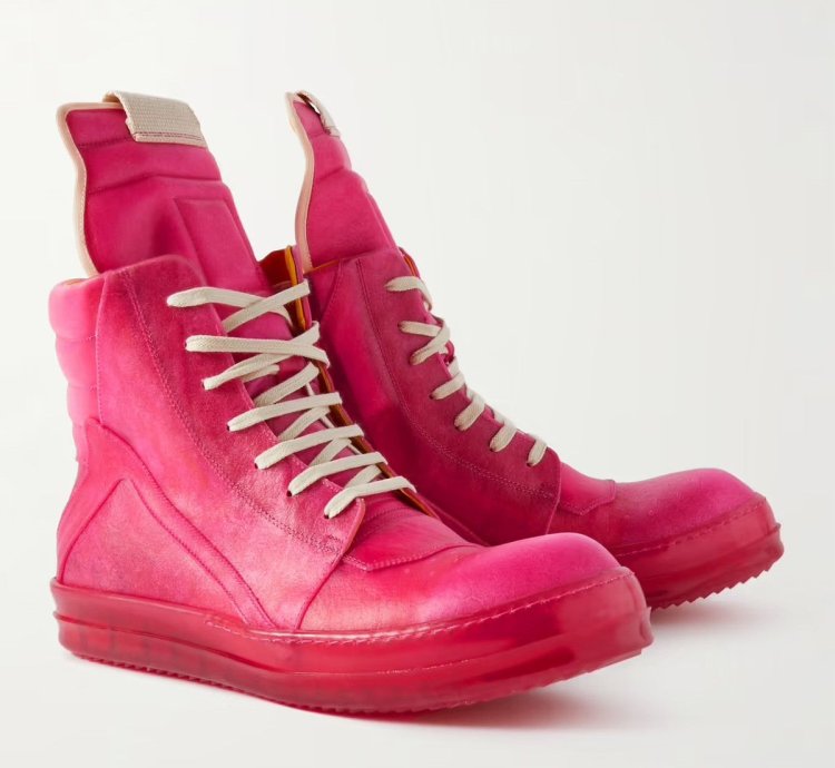 NEW SS23 Edfu Hot Pink Transparent Leather Geobasket