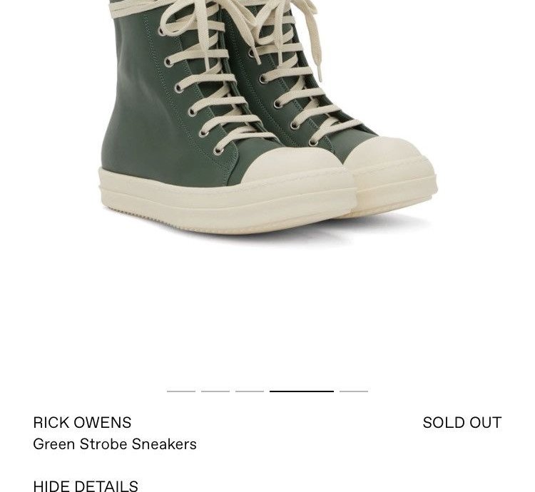 NEW TEAL MILK RAMONES LEATHER 42 9US GHOST STROBE