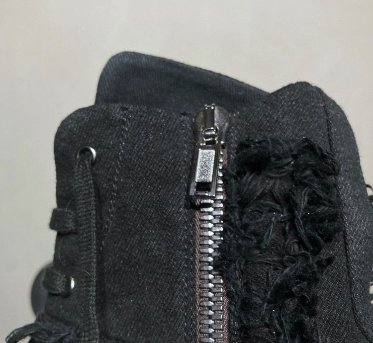 NEW TRIPLE BLACK DISTRESSED RAMONES DRKSHDW ABSTRACT 43