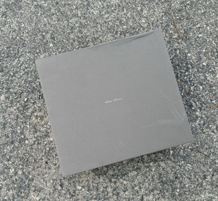 NWT Rick Owens Lido Geobasket Grey - 43 5