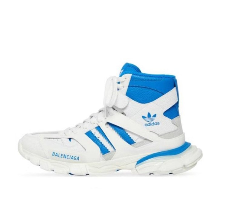 o1in1g0324 Track Forum Sneakers in White Blue