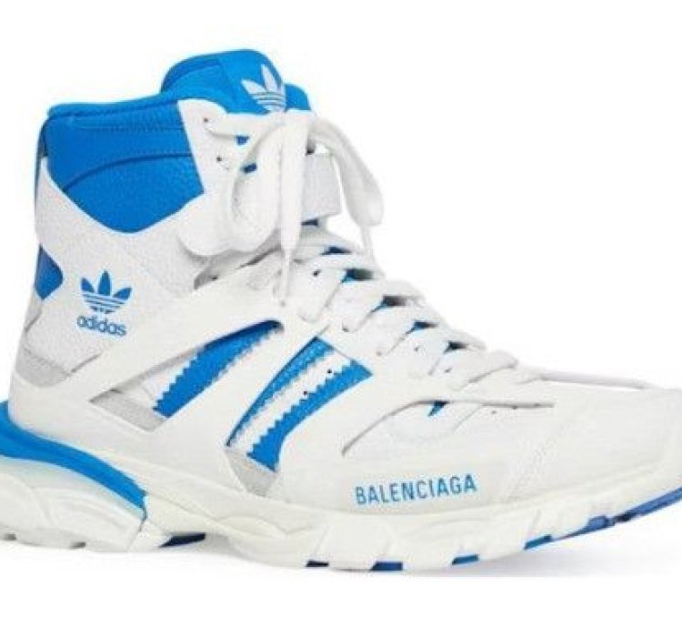 o1in1g0324 Track Forum Sneakers in White Blue