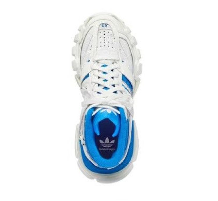 o1in1g0324 Track Forum Sneakers in White Blue
