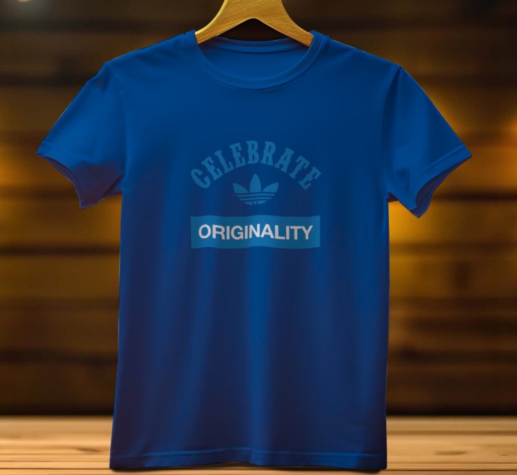 Adidas Celebrate Originality Logo Funny Mens Tshirt Size USA