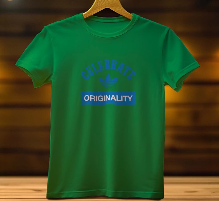 Adidas Celebrate Originality Logo Funny Mens Tshirt Size USA