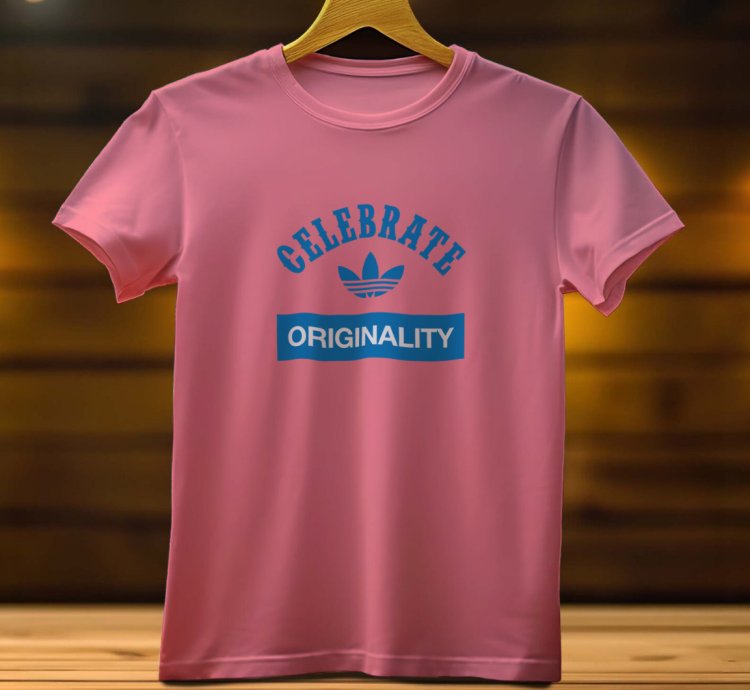 Adidas Celebrate Originality Logo Funny Mens Tshirt Size USA