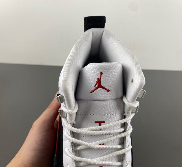 Air Jordan 12 Retro Red Taxi Flip