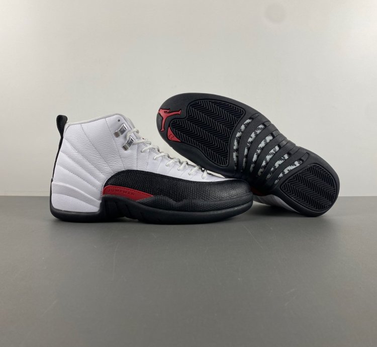 Air Jordan 12 Retro Red Taxi Flip