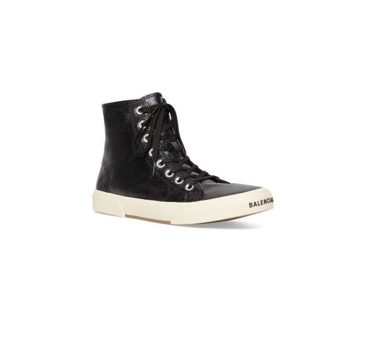 o1s1wg110624 Paris High Top Sneakers in Black