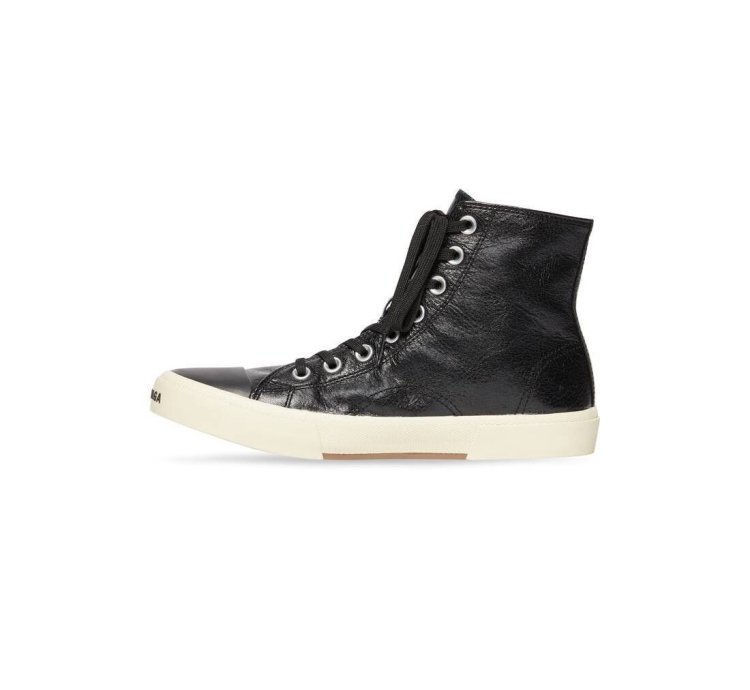 o1s1wg110624 Paris High Top Sneakers in Black