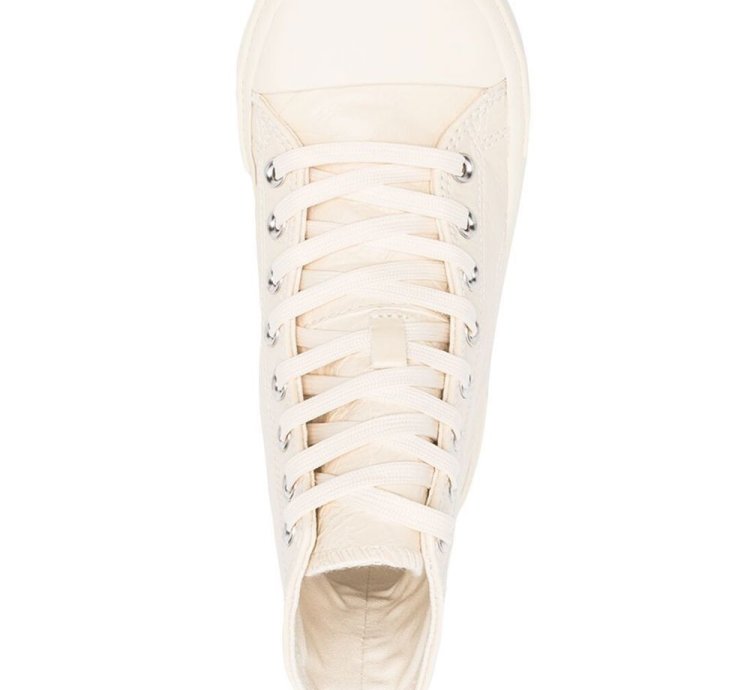 Paris High Top Leather in White