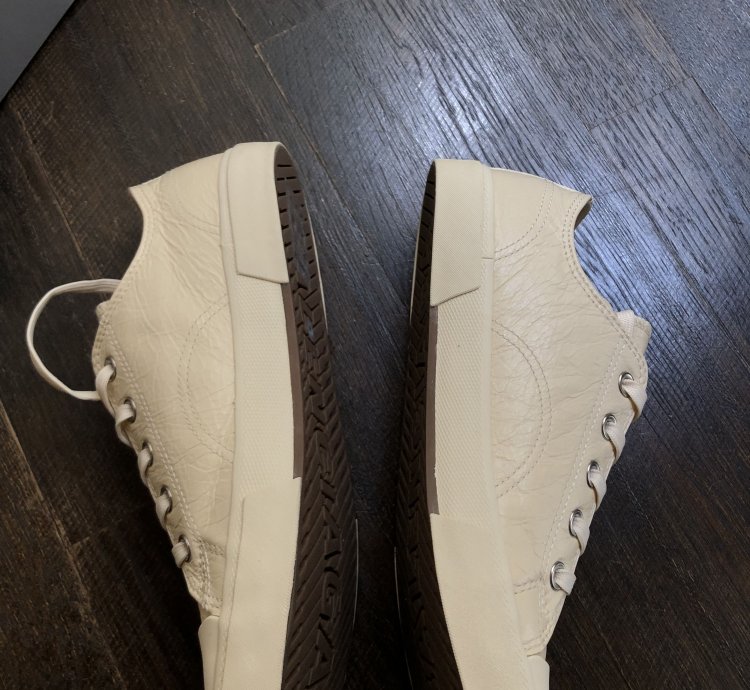 Paris leather low-top sneaker