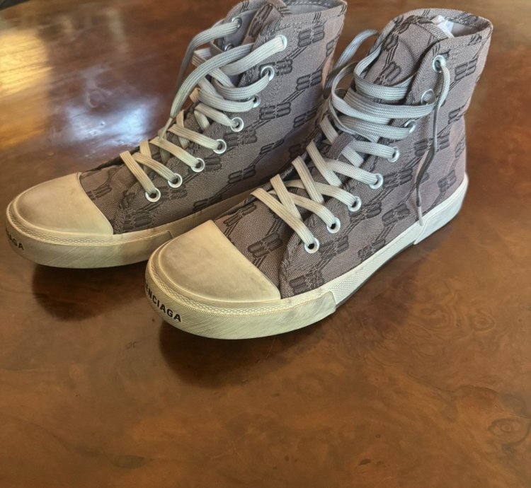 Rare Balenciaga Gucci Monogram Sneakers - 41 (New )