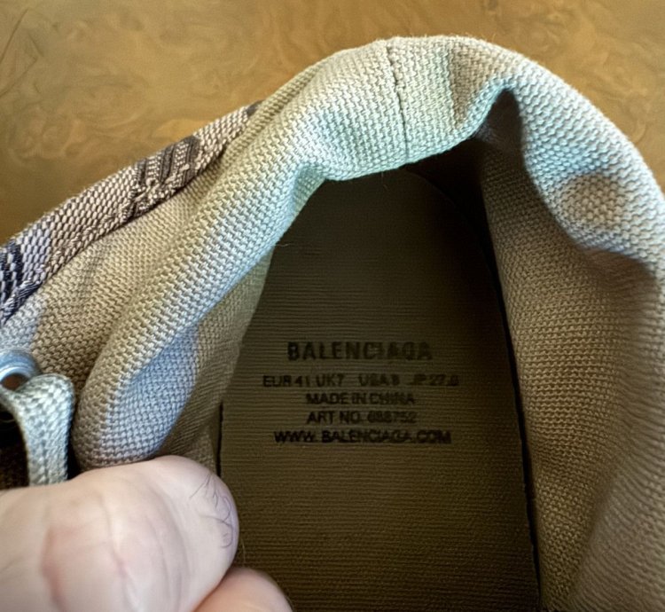 Rare Balenciaga Gucci Monogram Sneakers - 41 (New )
