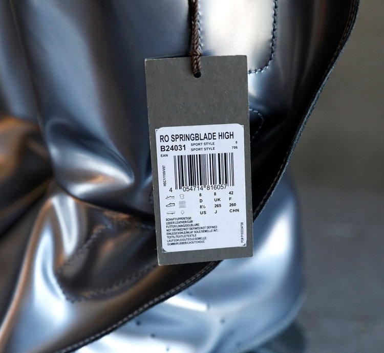 RARE NEW OLD STOCK Metallic Silver Springblade High