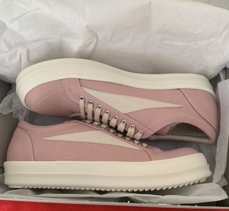RARE RICK OWENS DRKSHDW Pink Vans SZ 40