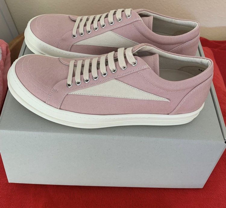 RARE RICK OWENS DRKSHDW Pink Vans SZ 40
