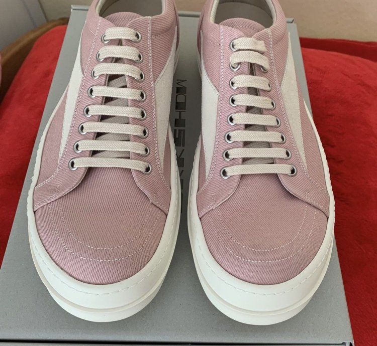 RARE RICK OWENS DRKSHDW Pink Vans SZ 40
