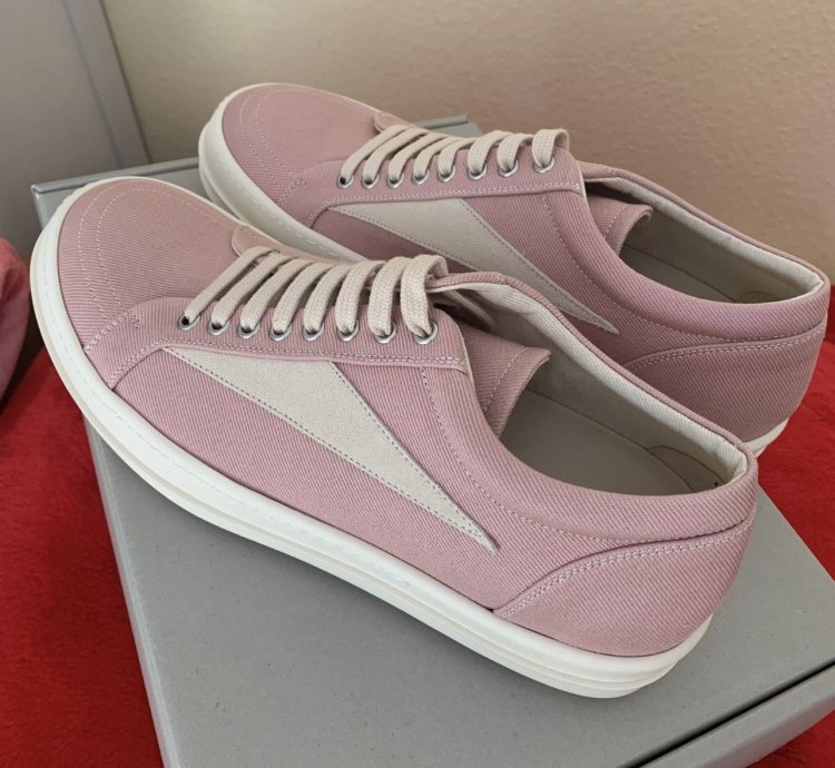 RARE RICK OWENS DRKSHDW Pink Vans SZ 40