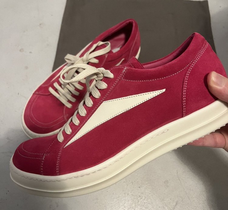 RARE Rick Owens SS23 Edfu Pink Vans
