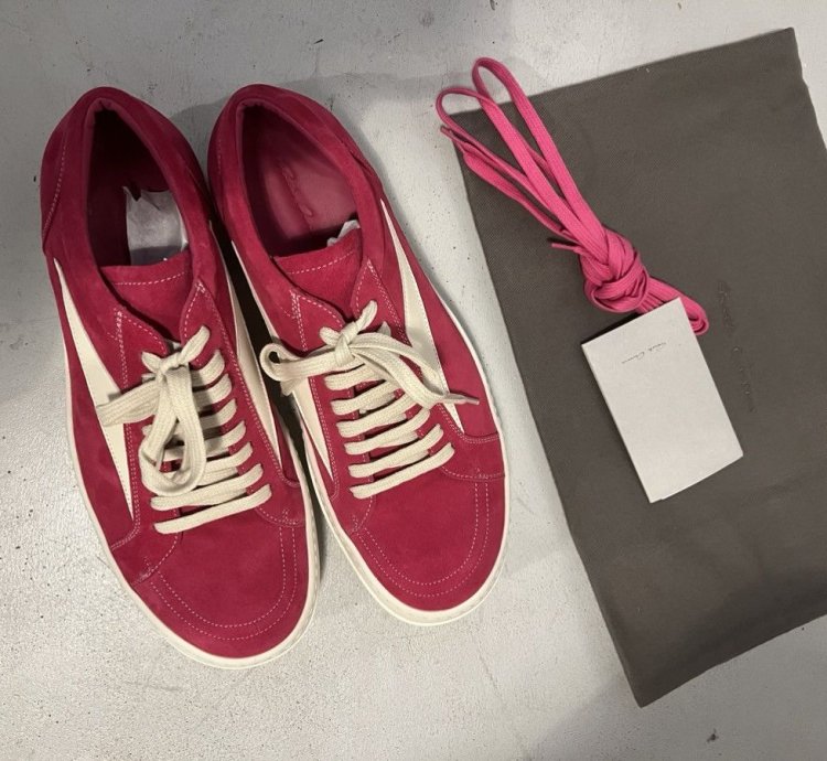RARE Rick Owens SS23 Edfu Pink Vans