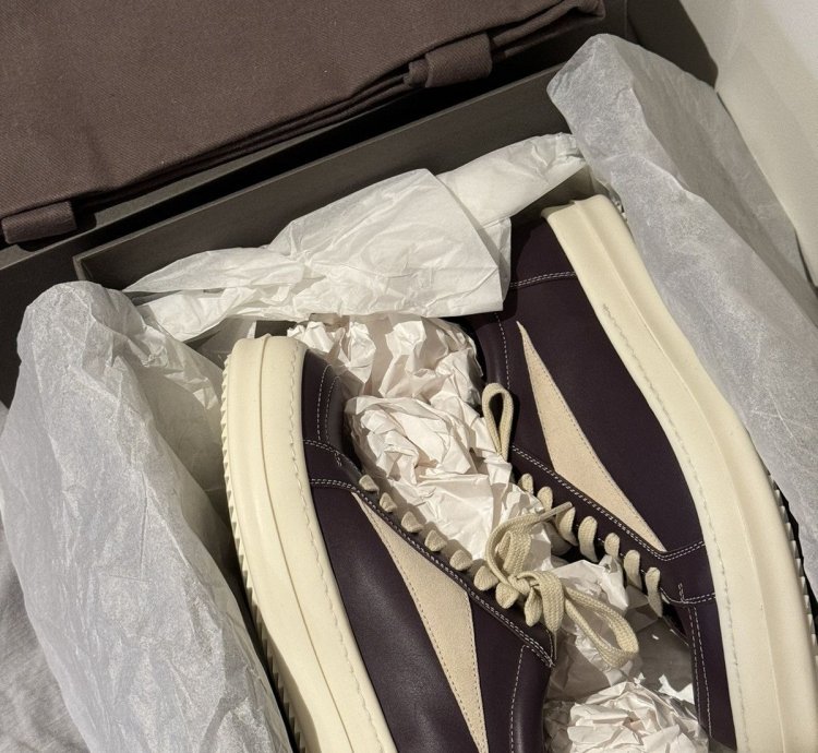 Rare Rick Owens Vintage Sneaks in Amethyst