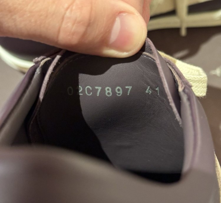 Rare Rick Owens Vintage Sneaks in Amethyst