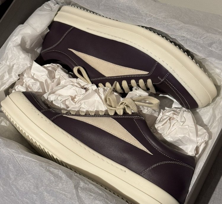 Rare Rick Owens Vintage Sneaks in Amethyst
