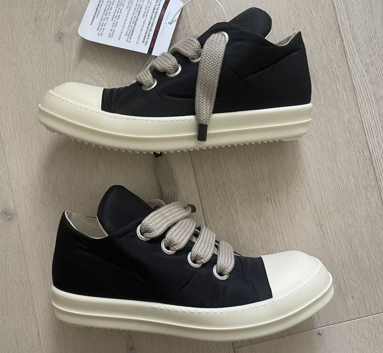 RARE SIZE 15 RICK OWENS JUMBO LACE PUFFER LOW