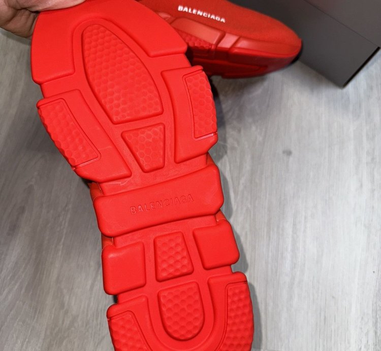 Red Balenciaga Speed LT Sneaker