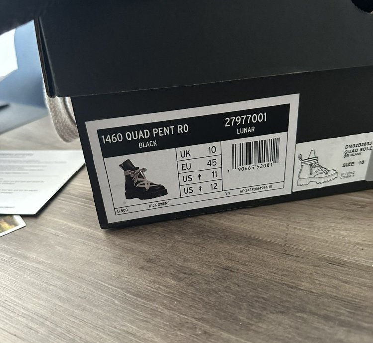 Rick Owen Dr Martens
