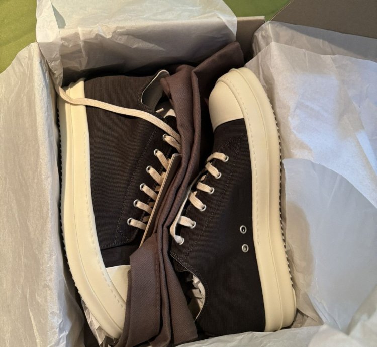 Rick Owen DRKSHDW Dark Dust Low Ramones Sneake