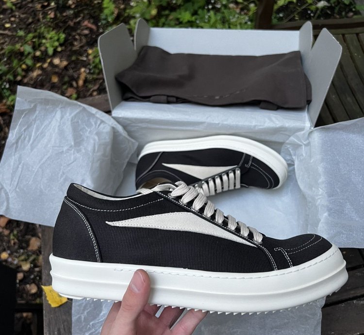 Rick owen drkshdw vintage sneaker overdyed DU01C6803