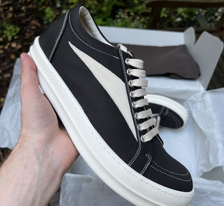 Rick owen drkshdw vintage sneaker overdyed DU01C6803